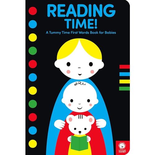 Reading Time!: A Tummy Time First Words Book for Babies Board book – Picture Book, April 25 2023