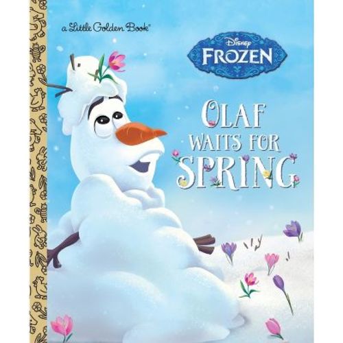 Olaf Waits For Spring (disney Frozen) - (little Golden Book) By Victoria Saxon (hardcover)