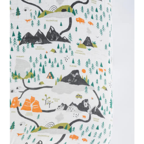 National Parks Crib Sheet | littlelightcollective