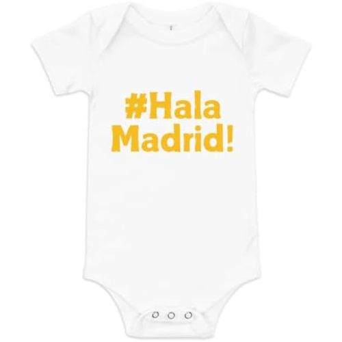 Hala Madrid fan chant baby gift Baby short sleeve one piece