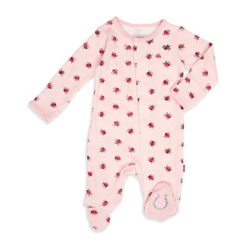 lucky charm organic cotton magnetic parent favorite footie