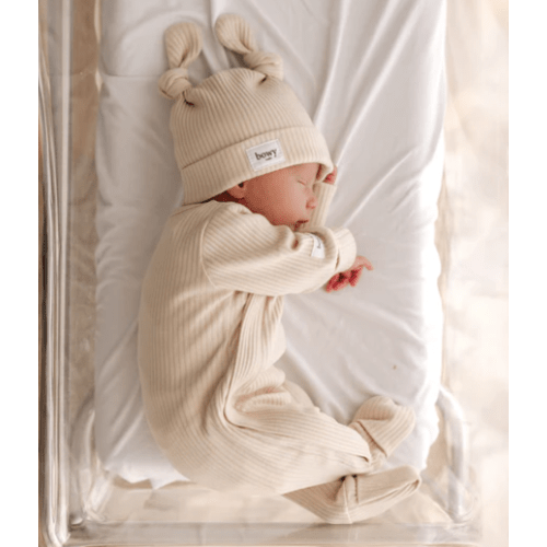 Double Knot Beanie - Cream