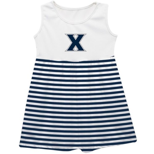 Girls Infant Vive La Fete Navy Xavier Musketeers Striped Tank Top Dress