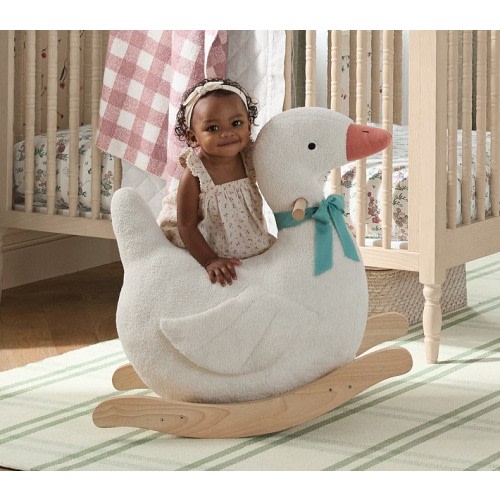 Duckling Plush Nursery Rocker