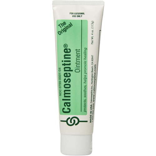 Calmoseptine Ointment, Protects Skin Moisture, Rash, Irritation, Cuts and Burns, 4 Oz
