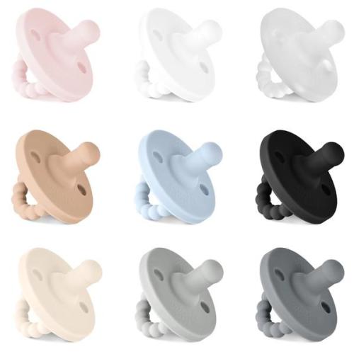 Cutie PAT Round [New Colors] - Silicone Pacifier & Teether In One – Ryan And Rose