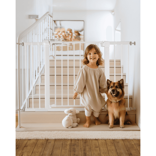 Expandable Pressure Mounted Baby Gate Stairs (29-54.6'') | Babelio P7