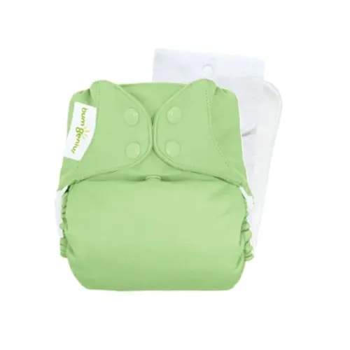 bumGenius Original One-Size Cloth Diaper 5.0 – Grasshopper