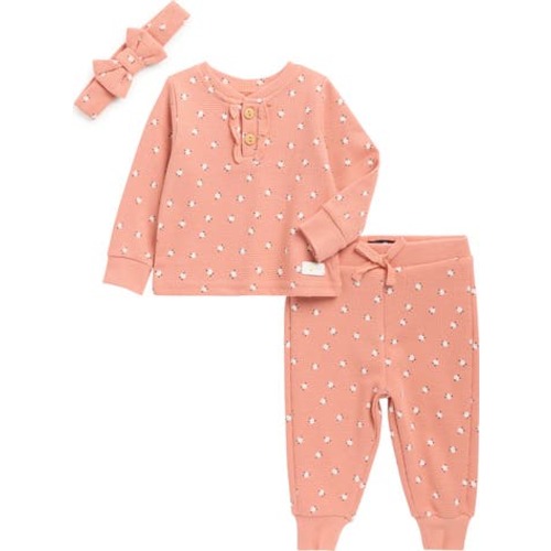 7 For All Mankind Sweatshirt, Joggers & Headband Set | Nordstromrack