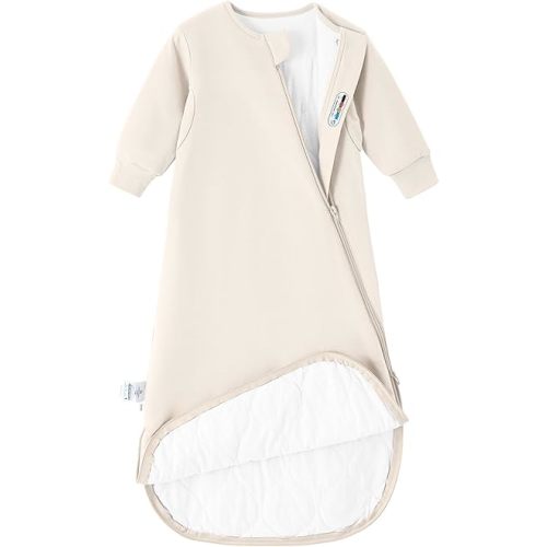 Unisex Sleeping Bag for Babies and Toddlers 1.0 Tog Sleep Sack 0-6Months, Baby Sleep Sack, Newborn Sleep Sack, Wearable Blanket Baby,One Piece Long Sleeves,Gifts for Baby