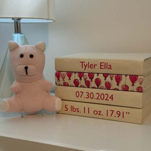 4 Vol- Baby Girl-Date and Specs / Off-White Covers / Approx. 5.25"