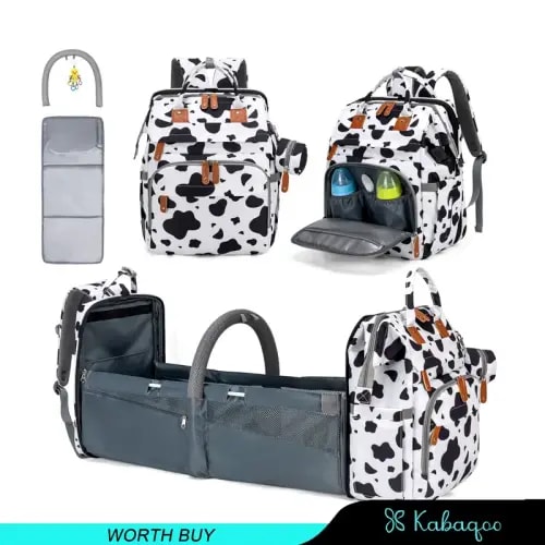 Kabaqoo's Mommy Backpack. Spacious, with a mosquito net & foldable - TikTok Shop