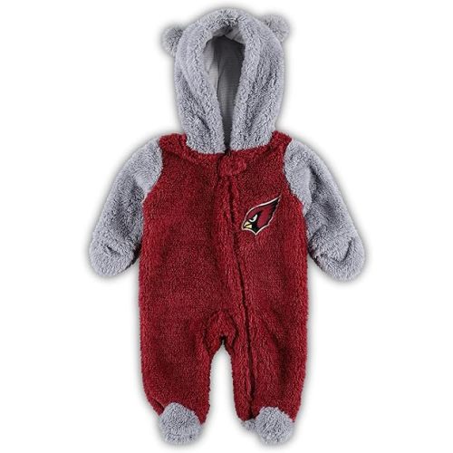 Outerstuff Newborn & Infant NFL Game Nap Teddy Fleece Bunting Full-Zip Sleeper