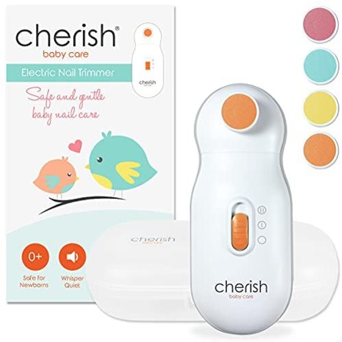 Baby Nail File Electric Nail Trimmer: Baby Nail Trimmer for Infant and Toddler: Safer Than Baby Nail Clippers - Baby Grooming Kit and Manicure Set