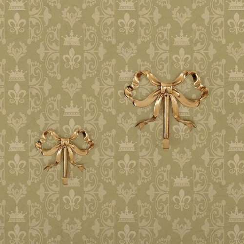 Bow Hook Solid Brass Hanger Decorative Hanger Hook (BS-C-154)