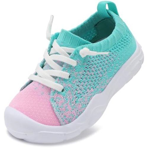 LeIsfIt Toddler Shoes Boys Girls Barefoot Shoes Kids Breathable Sneakers Tennis Shoes Slip on Shoes