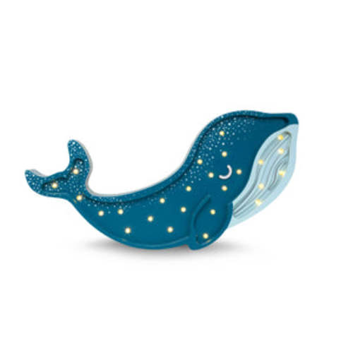 Little Lights Whale Lamp – Galaxy Teal