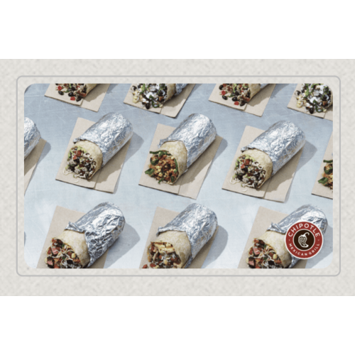 Chipotle Online Gift Cards