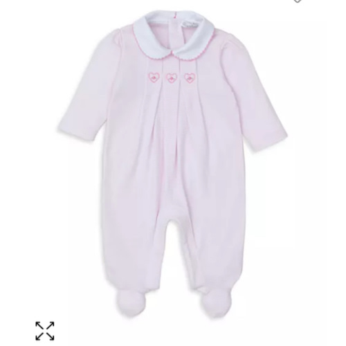 Girls' Striped Footie (3-6 months)