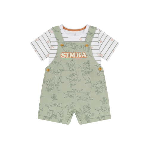 Lion King Simba Baby Boy Shortall Set, Sizes 0/3 Months-24 Months