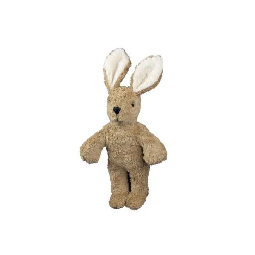 Senger Organic Cotton Baby Rabbit, 9", Beige | Stuffed Animals- Blue Otter Toys