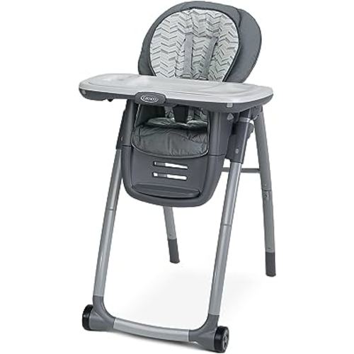 Graco Table2Table Premier Fold 7 in 1 Convertible High Chair | Converts to Dining Booster Seat, Kids Table and More, Landry, 15x19.29x27 Inch (Pack of 1)