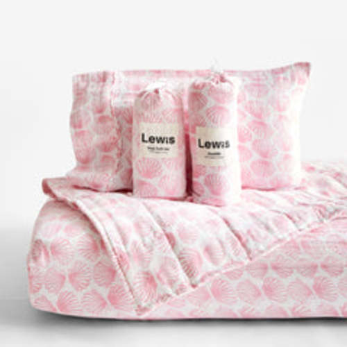 Swaddle - Scallop in Lilac | Lewis