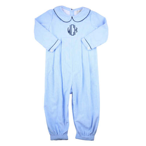 Blue Corduroy Romper 3mos – The Bella Bean