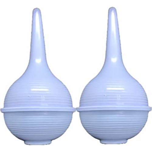Comfort Soft Sterile Ear Bulb Rubber Hand Squeeze Baby Bulb Suction Sucker - 2 oz - Nasal - Ulcer (2 Pack)