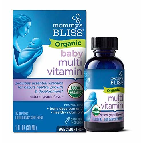 Mommy's Bliss - Multivitamin Organic Drops - 1 FL OZ Bottle