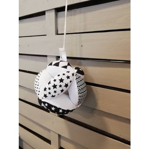 Monochrome Puzzle Ball Montessori Baby Toy Black and White - Etsy