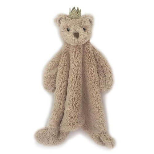 Prince Bear Baby Security Blanket