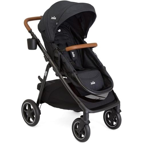 Ginger lx 4-in-1 One-Hand Pramette Stroller - Easy Convertible Pramette and Stroller with a One-Hand Pramette Conversion, for Newborns to Toddlers (Shale)