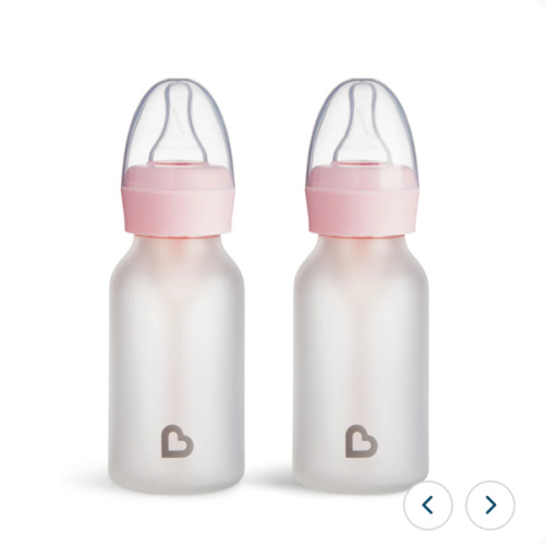 Bond™ Silicone Glass Bottle 4oz or 8oz, 2pk | Munchkin