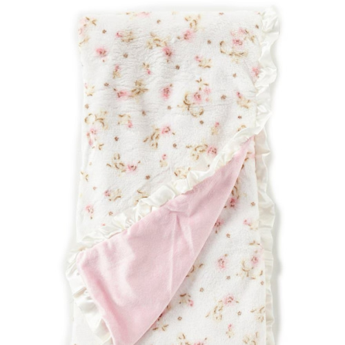 Little Me Baby Girls Vintage Rose Blanket | Dillard's