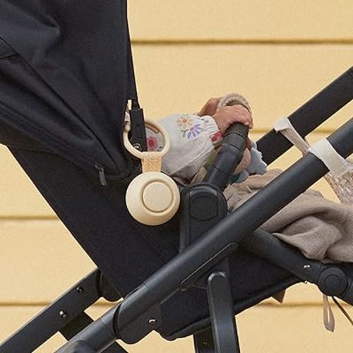 Hatch Rest Go | Portable Sound Machine for Babies and Kids | Baby Sleep Soother | 10 Soothing Sounds | White Noise | Shush | Travel | Registry Gift | Baby Shower | Clips on Baby Stroller | Honey