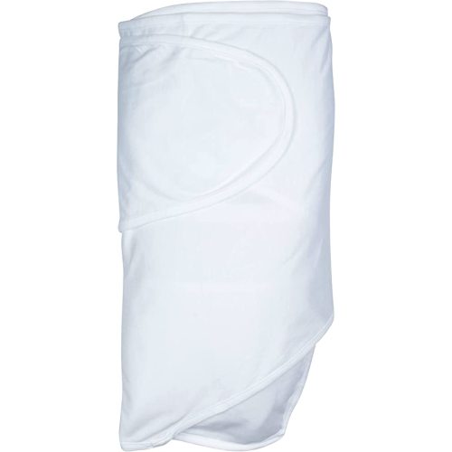 Miracle Blanket Baby Sleep Wearable Swaddle Wrap for Newborn Infant Boy or Girl 0-3 Months, White