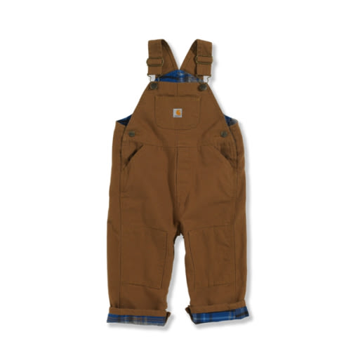 Washed Duck Flannel Lined Bib Overall