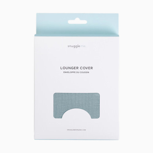 Infant Lounger Curve Muslin Cover - Slate