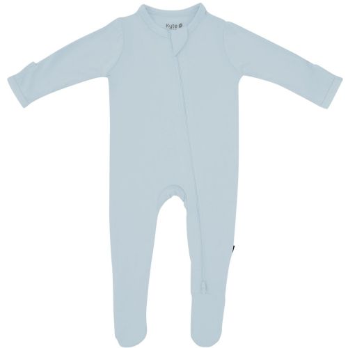 Kyte Baby Zippered Footie in Fog Fog 3-6 Months
