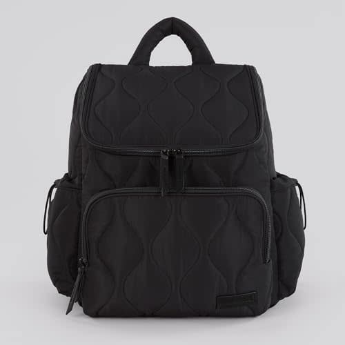 Motherhood Gathered Pocket Backpack Diaper Bag with Stroller Straps