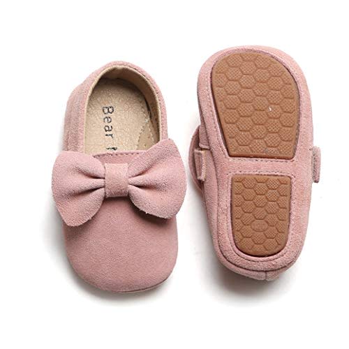 Felix & Flora Soft Sole Baby Shoes - Infant Baby Walking Shoes Moccasinss Rubber Sole Crib Shoes