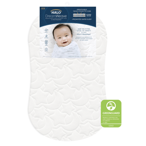 DreamWeave Breathable BassiNest Mattress Pad | HALO