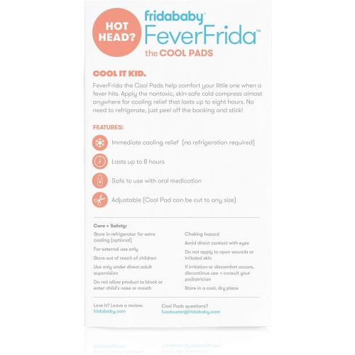 Frida Baby Cool Pads for Kids Fever discomfort by fridababy, 5 Count
