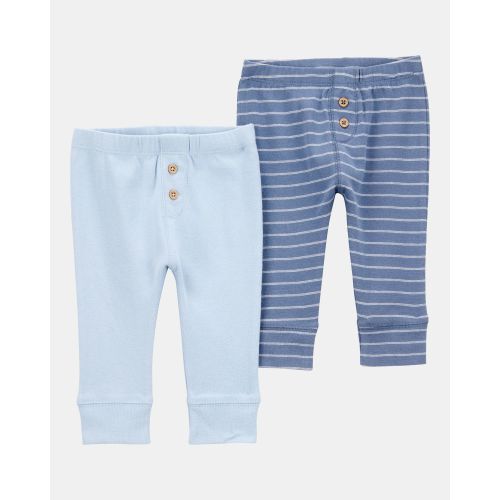 Baby Boy 2-Pack Pull-On Pants - Blue | Carter's