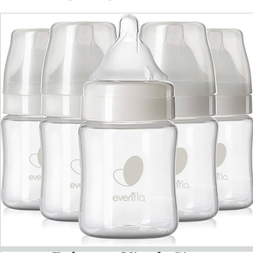 Evenflo Feeding Premium Proflo Venting Balance Plus Wide Neck Baby, Newborn and Infant Bottles - Developed by Pediatric Feeding Specialists - 5 Ounce (Pack of 6)