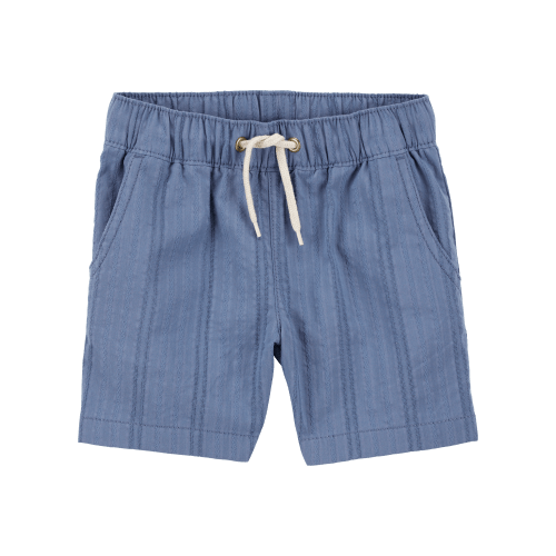 Baby Seersucker Drawstring Shorts - Blue - OshKosh | Carter's
