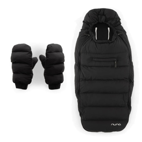 Nuna Footmuff Winter Stroller Set in Caviar – Bambi Baby