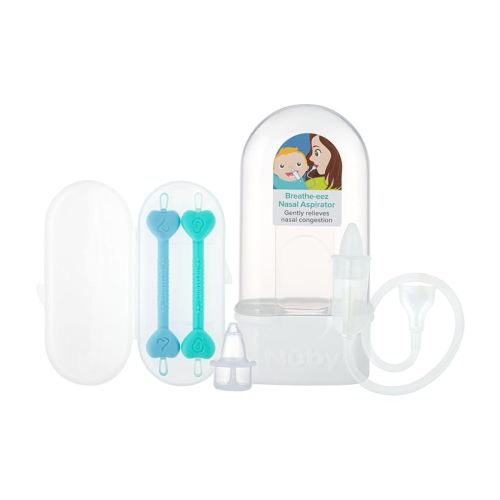 Dr. Talbot's Baby Nose and Ear Care Set - Breathe-EEZ Nasal Aspirator and Nose and Ear Cleaner Tools for Babies - Baby Registry Essentials
