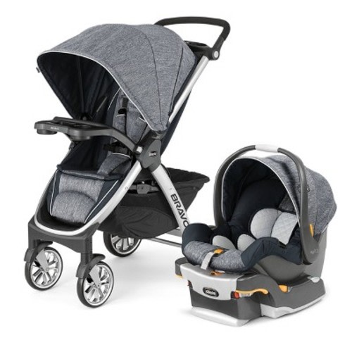 Chicco Bravo 3-in-1 Quick Fold Travel System